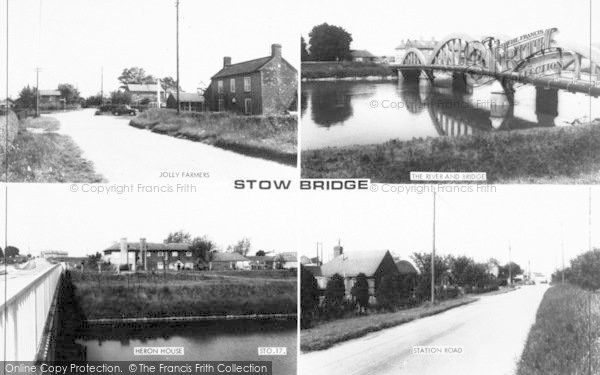 Photo of Stow Bridge, Composite c.1965