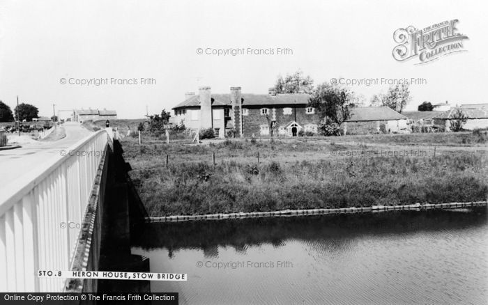 Photo of Stow Bridge, Heron House c.1965