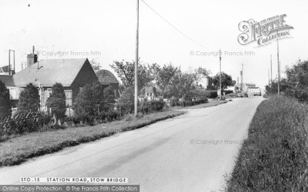 Photo of Stow Bridge, Station Road c.1965