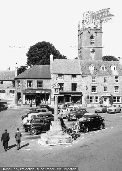 Photo of Stow On The Wold, Car Park, The Square 1957