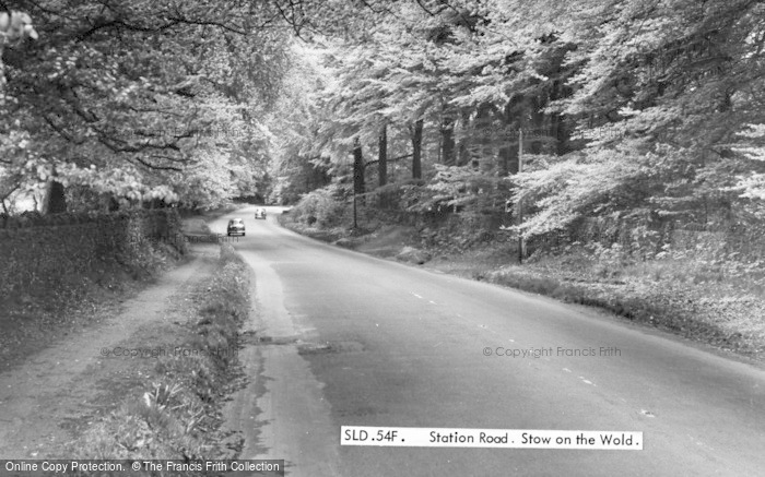 Photo of Stow On The Wold, Station Road c.1955