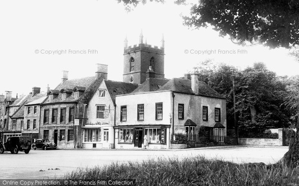 Photo of Stow On The Wold, The Square And St Edward's Church c.1950