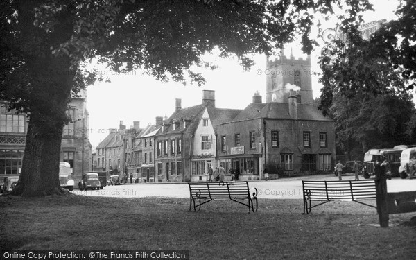 Photo of Stow On The Wold, The Square And Stocks c.1955