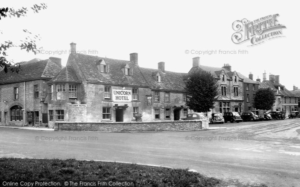 Photo of Stow On The Wold, Unicorn Hotel, Sheep Street c.1950