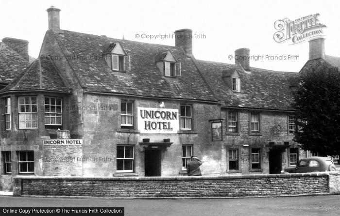 Photo of Stow On The Wold, Unicorn Hotel, Sheep Street c.1950