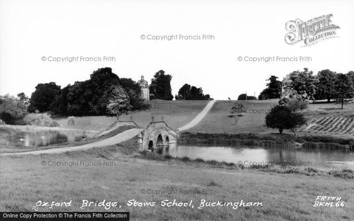 Photo of Stowe School, Oxford Bridge c.1960