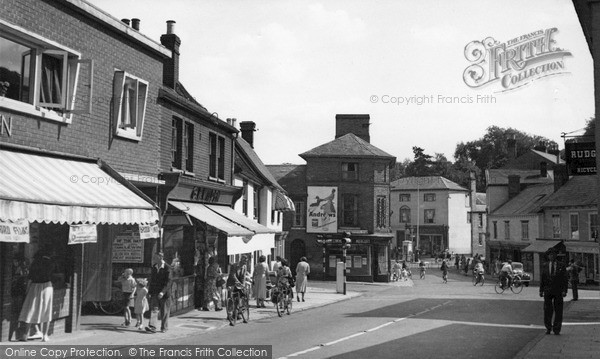 Photo of Stowmarket, Bury Street c.1955
