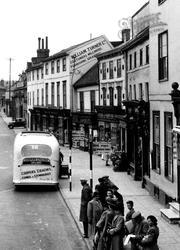Bus Queue In Ipswich Street c.1950, Stowmarket