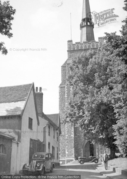 Photo of Stowmarket, Church Of St Peter And St Mary c.1955