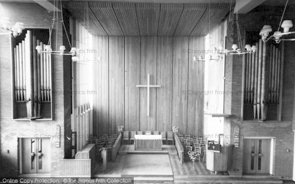 Photo of Stowmarket, Congregational Church Interior c.1960