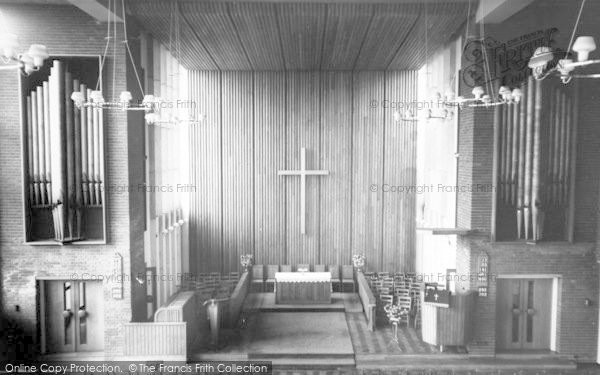 Photo of Stowmarket, Congregational Church Interior c.1960