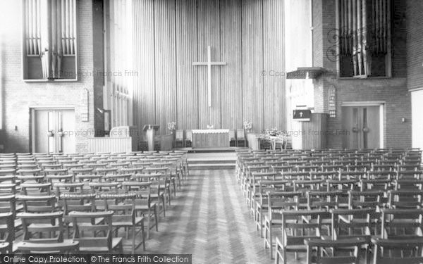 Photo of Stowmarket, Congregational Church Interior c.1960