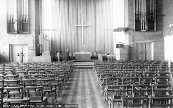 Photo of Stowmarket, Congregational Church Interior c.1960