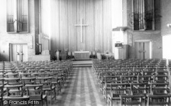 Congregational Church Interior c.1960, Stowmarket