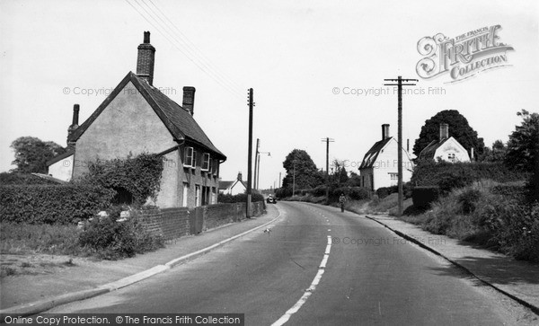 Photo of Stowmarket, Ipswich Road c.1955