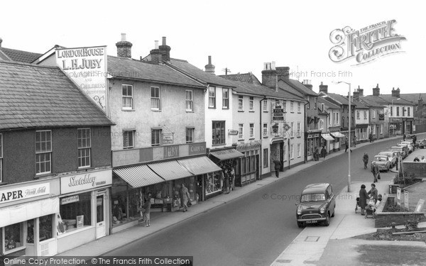 Photo of Stowmarket, Ipswich Street c.1960
