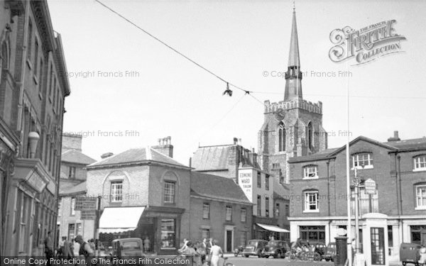 Photo of Stowmarket, Market Place c.1955