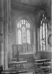 Parish Church, Lady Chapel 1922, Stowmarket