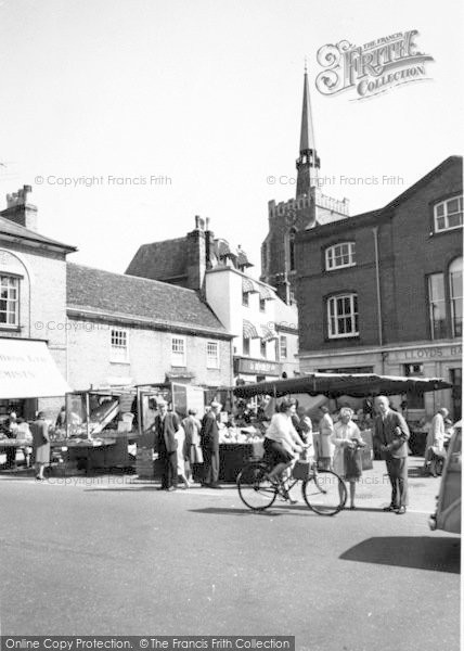 Photo of Stowmarket, The Market c.1960