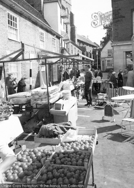 Photo of Stowmarket, The Market c.1965