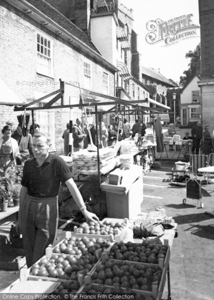Photo of Stowmarket, The Market c.1965