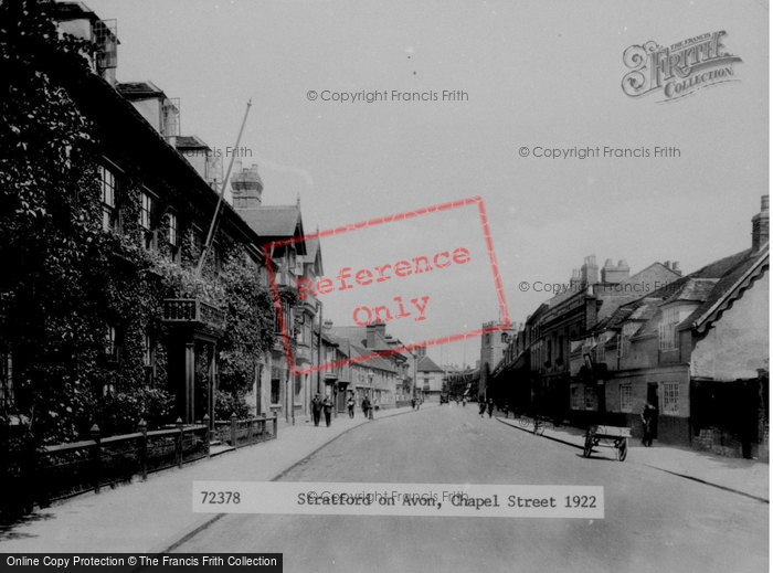 Photo of Stratford Upon Avon, Chapel Street 1922
