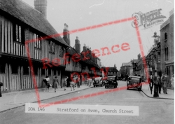 Church Street c.1955, Stratford-Upon-Avon