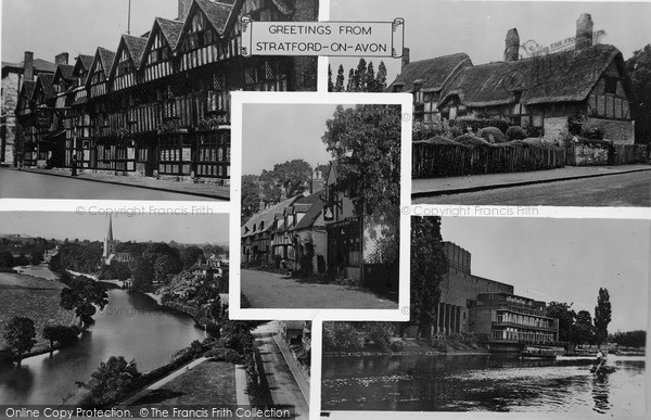 Photo of Stratford Upon Avon, Composite c.1955