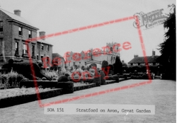 Great Garden c.1955, Stratford-Upon-Avon