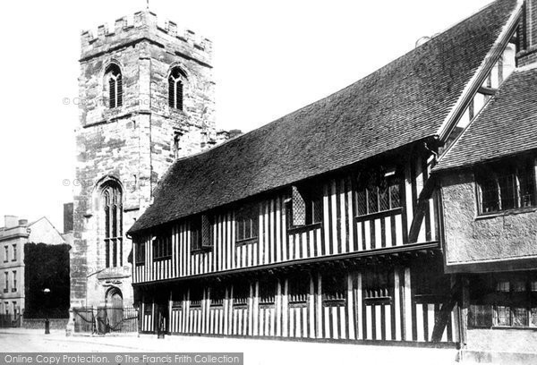 Stratford-Upon-Avon, Guild Chapel And Grammar School 1892