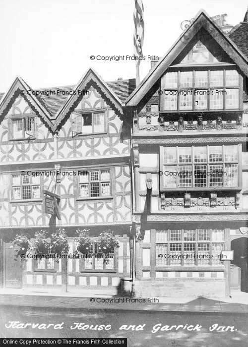 Photo of Stratford Upon Avon, Harvard House And Garrick Inn c.1955