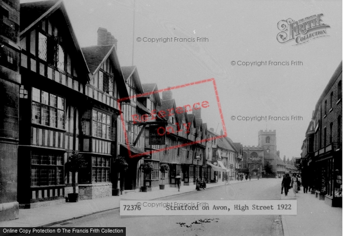 Photo of Stratford Upon Avon, High Street 1922