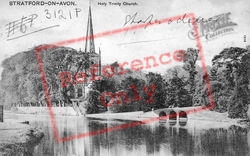 Holy Trinity Church c.1900, Stratford-Upon-Avon