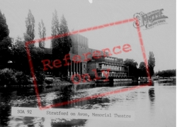 Memorial Theatre c.1955, Stratford-Upon-Avon