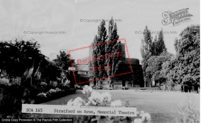 Photo of Stratford Upon Avon, Memorial Theatre c.1955