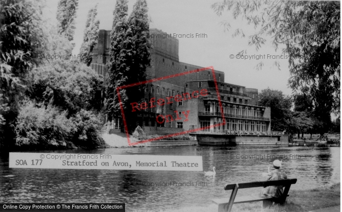 Photo of Stratford Upon Avon, Memorial Theatre c.1960