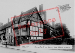 New Place Museum c.1955, Stratford-Upon-Avon