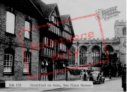 New Place Museum c.1955, Stratford-Upon-Avon