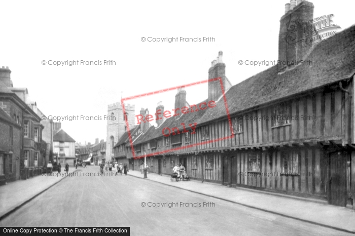Photo of Stratford Upon Avon, Old Almshouses 1922