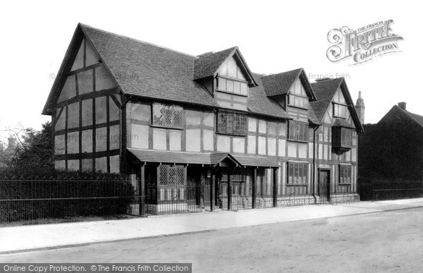 Photo of Stratford Upon Avon, Shakespeare's Birthplace c.1882