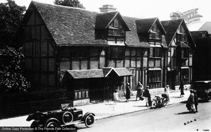 Photo of Stratford Upon Avon, Shakespeare's Birthplace c.1925