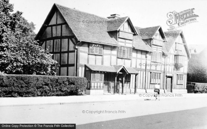Photo of Stratford Upon Avon, Shakespeare's Birthplace c.1939