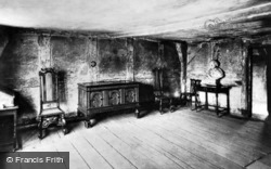 Shakespeare's Birthroom c.1900, Stratford-Upon-Avon