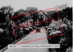Shakespeare's House c.1935, Stratford-Upon-Avon