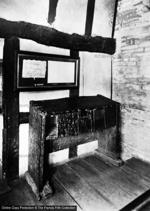 Photo of Stratford Upon Avon, Shakespeare's School Desk c.1900