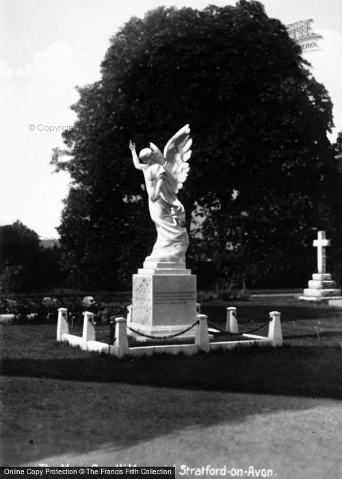 Photo of Stratford Upon Avon, The Marie Corelli Memorial c.1931