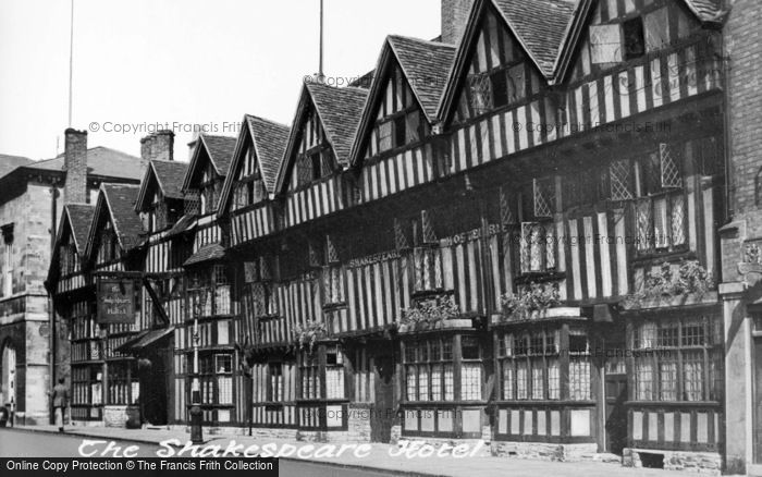 Photo of Stratford Upon Avon, The Shakespeare Hotel c.1955