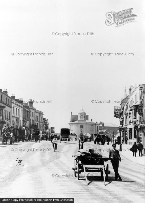 Photo of Stratford Upon Avon, Traffic In Bridge Street c.1885