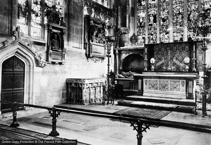 Photo of Stratford Upon Avon, Trinity Church, Across Choir 1892