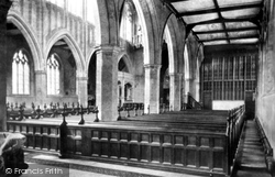 Trinity Church, Across Nave 1892, Stratford-Upon-Avon